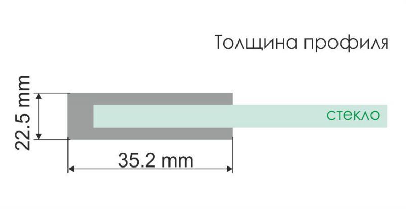 Стеклянная шторка WasserKRAFT Main 41S02-80WS фото 6