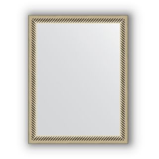 Зеркало в багетной раме 35х45 Evoform DEFENITE BY 1326 витое серебро