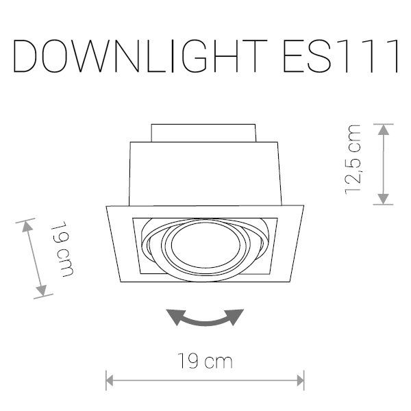 Встраиваемый светильник DOWNLIGHT 9571