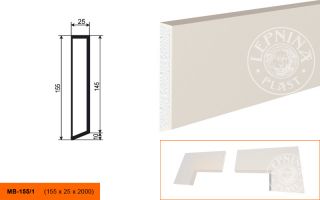 Молдинг Lepninaplast МВ-155/1