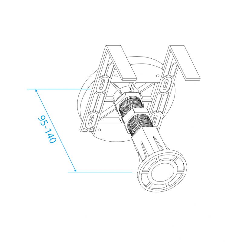 Ножки для поддона RGW N-01 (10) 03230111-31