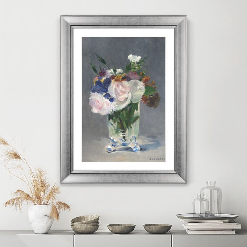 Репродукция картины в раме Flowers in a Crystal Vase, 1882г. ArtNoMore BD-2090638 фото 3