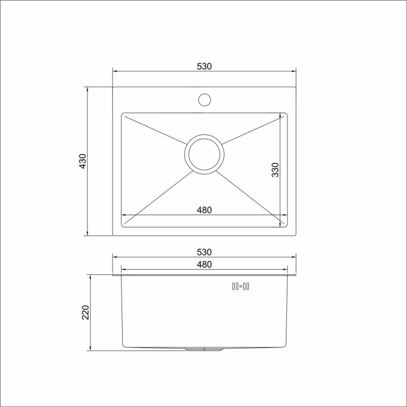 Кухонная мойка Mixline PRO 547234 черный графит