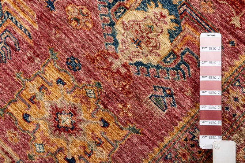 Пакистанский ковер из шерсти Carpet «KAZAK ROYAL» 231673-PUR-PUR 169 x 245 см