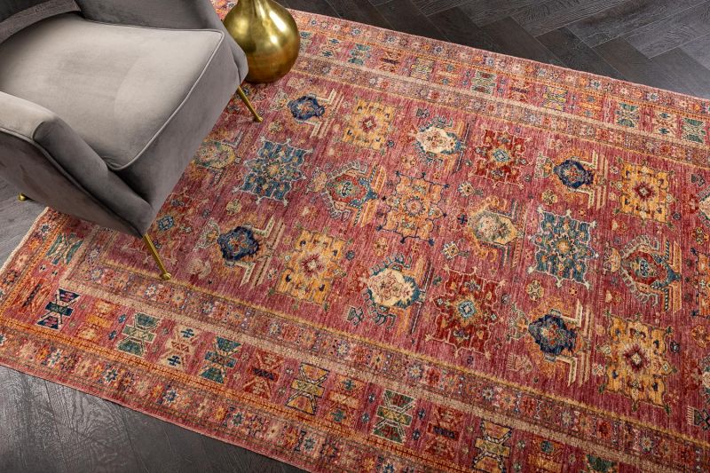 Пакистанский ковер из шерсти Carpet «KAZAK ROYAL» 231673-PUR-PUR 169 x 245 см