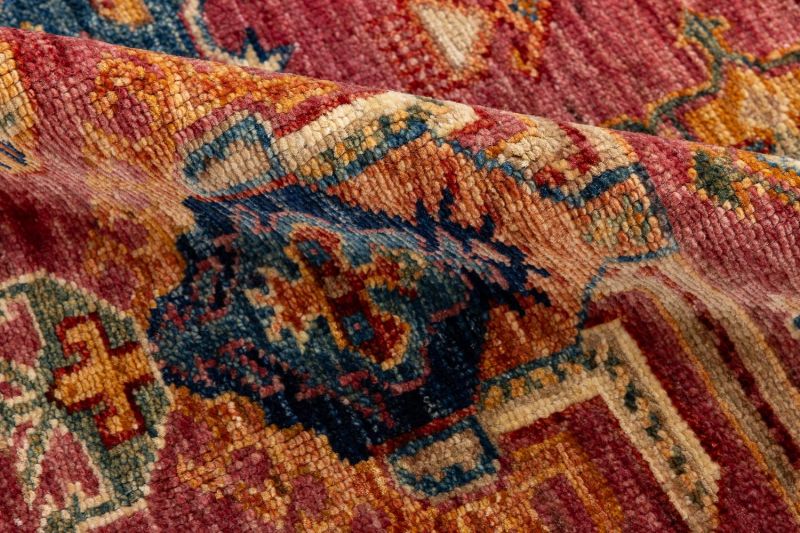 Пакистанский ковер из шерсти Carpet «KAZAK ROYAL» 231673-PUR-PUR 169 x 245 см