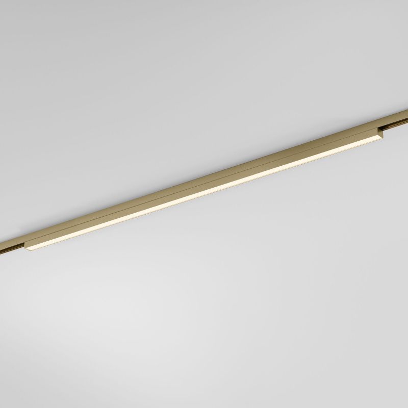 Трековый светильник Elektrostandard Line Magnetic 24W 3000K латунь 85527/01 фото 1
