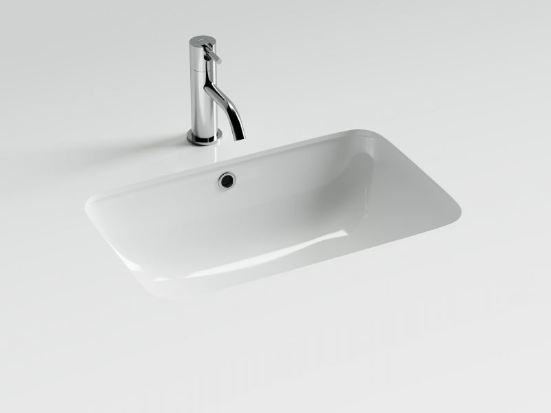 Раковина встраиваемая Ceramica Nova ELEMENT CN7018 54 белая фото 1