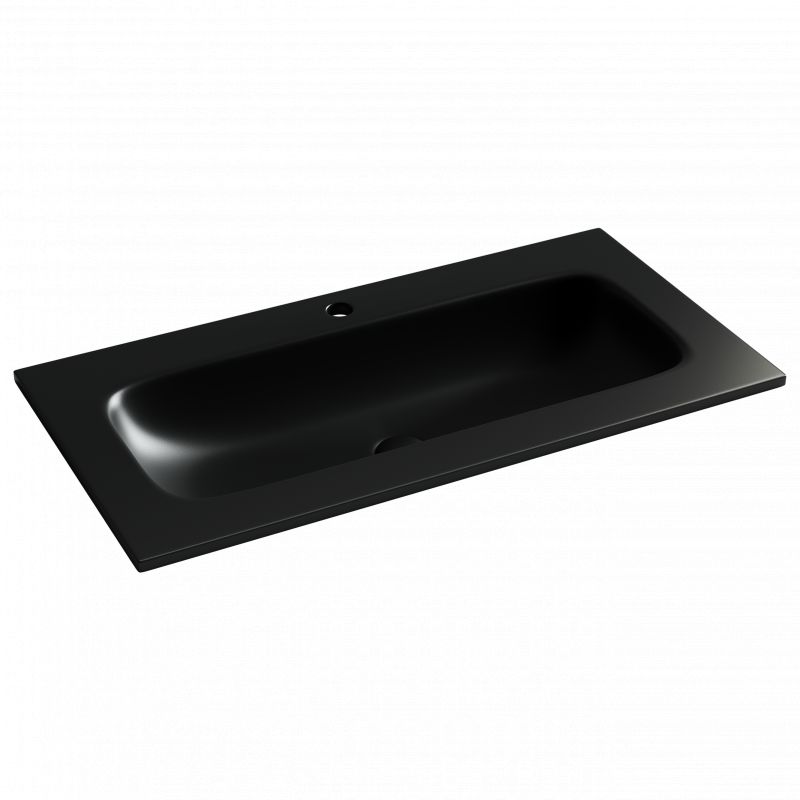 Раковина Ceramica Nova GRACE CN7019MB 91 см., черная матовая фото 1