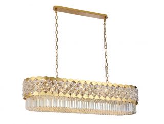 Люстра Newport 8300 ASHLEY E14 40W 8300/120 oval gold polished