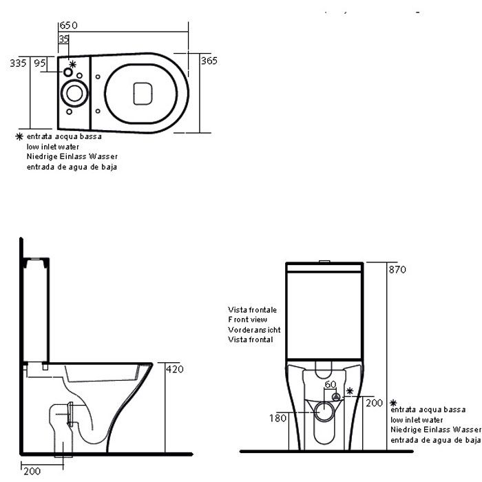 Бачок для унитаза Kerasan Aquatech 378101