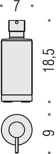 Дозатор Colombo Design Nordic B9324.CBO фото 2