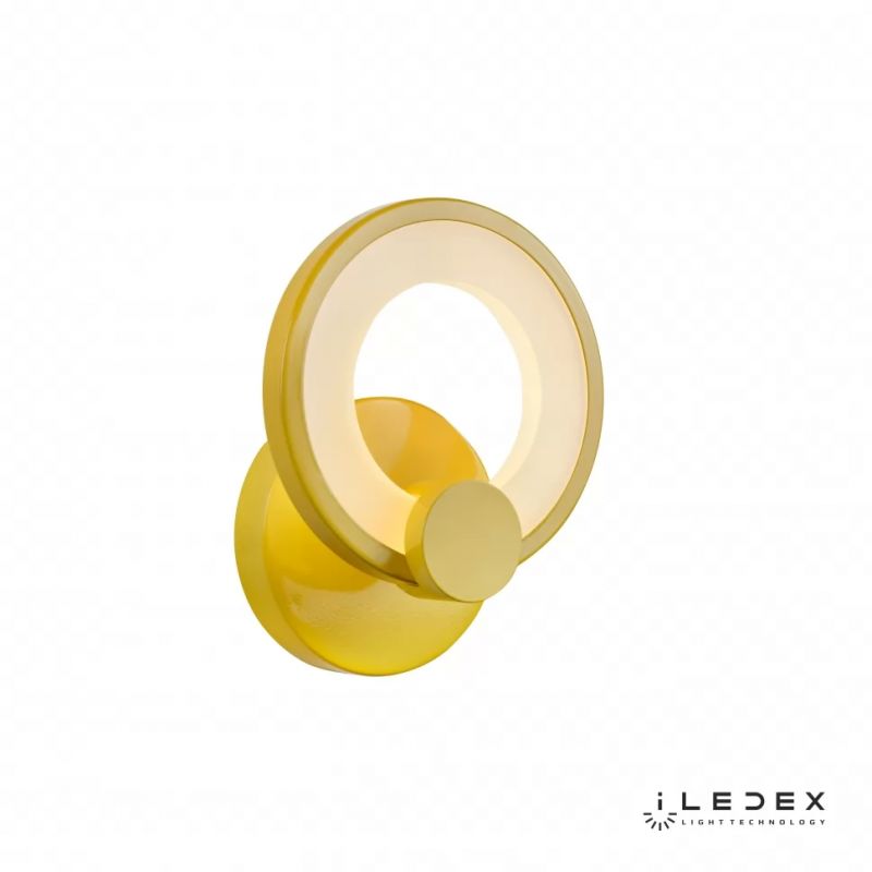 Настенный светильник iLedex Ring A001/1 Yellow фото 1