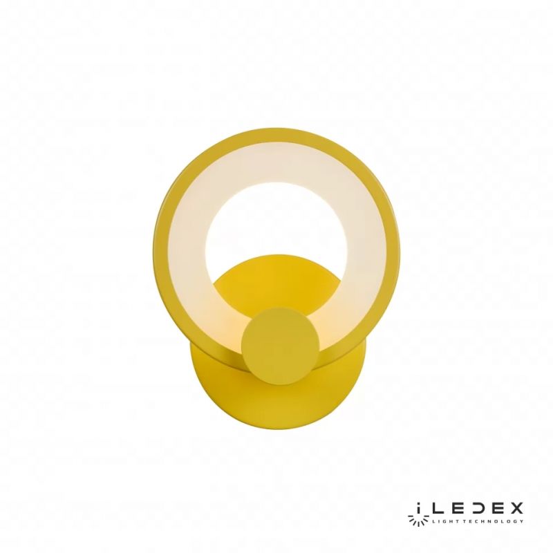 Настенный светильник iLedex Ring A001/1 Yellow фото 2