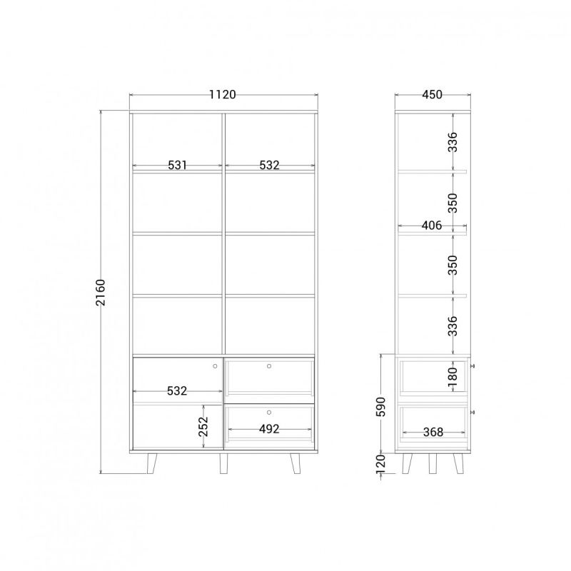 Стеллаж The IDEA BD-2373316