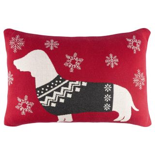 Подушка вязаная с новогодним рисунком fancy doggy из коллекции new year essential, 40х60 см Tkano BD-3042952