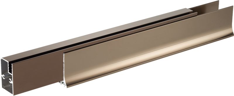 Душевая дверь Vegas Glass ZP 125 05 02, профиль бронзовый, стекло шиншилла фото 4