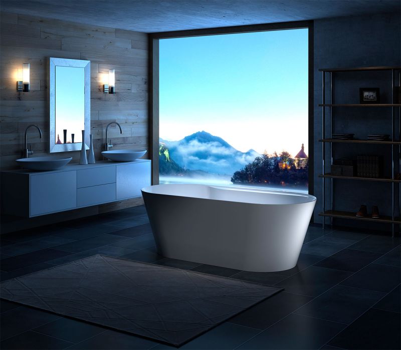 Акриловая ванна BelBagno BB14 178x84 фото 3