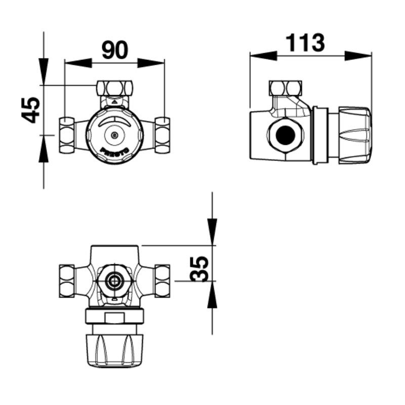 Смеситель Presto Alpa 35925 фото 2