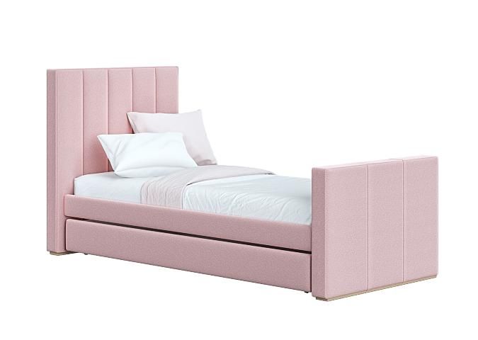 Кровать подростковая Ellipsefurniture Cosy спальное место 90*200 см (розовый) KD010203010101