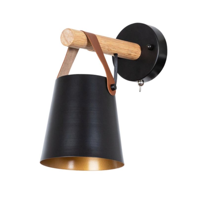 Настенный светильник с подвесом Arte Lamp THOMAS A7032AP-1BK фото 1