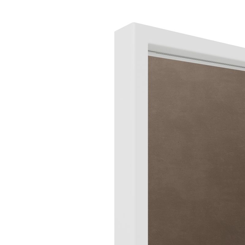 Зеркало напольное одностороннее в раме GENGLASS ZELISO-1 BD-2551303 белое фото 3
