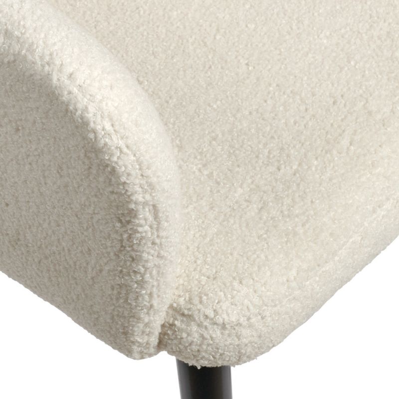 Стул Bruno белый, искусственный мех Bradex Home BD-2588475 фото 6