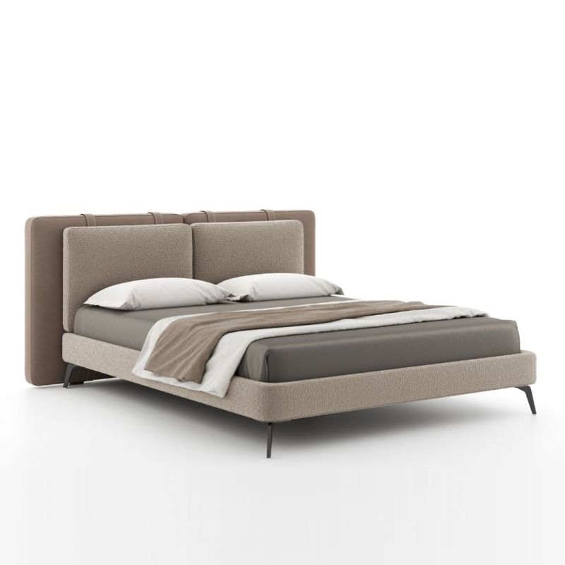 Кровать CORTINA 140х200 бежевого цвета BD-2770211 фото 1