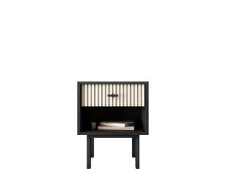 Тумбочка Этажерка "Emerson" черная BD-3090822