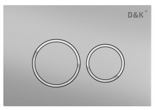 Клавиша смыва D&K Bayern DB1529002, матовый хром, механическая