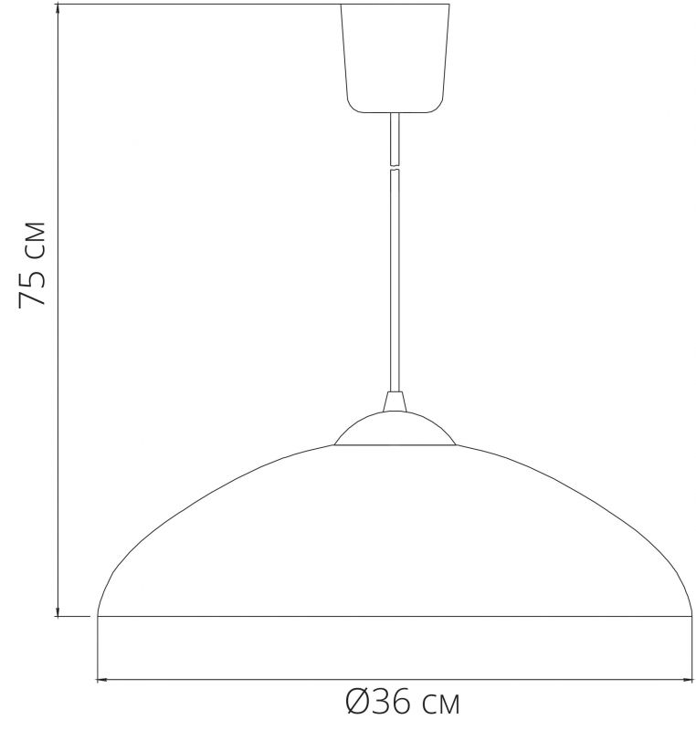 Светильник подвесной Arte Lamp cucina A4020SP-1WH