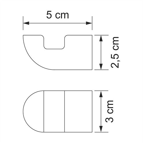 Крючок WasserKRAFT Kammel K-8323