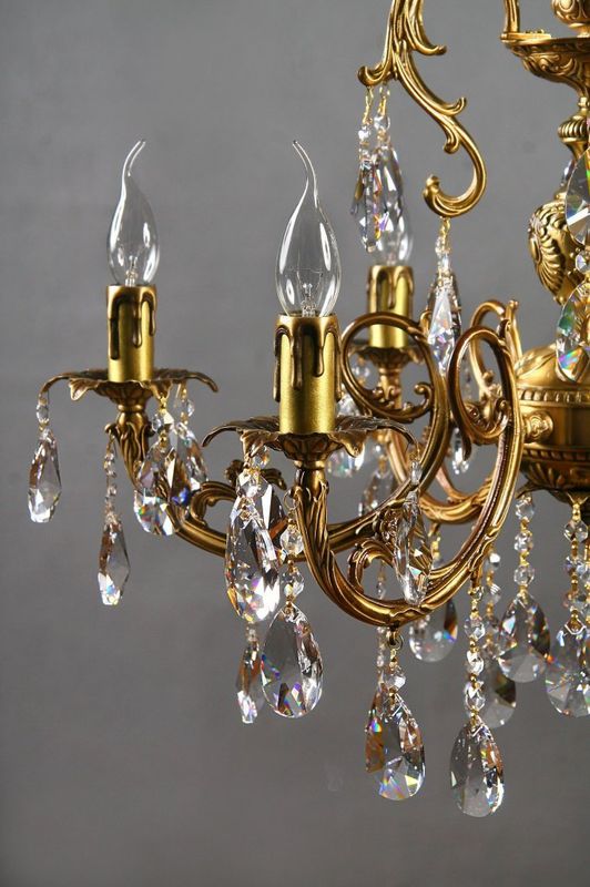 Подвесная люстра Ambiente alicante 4W E14 8888/8 AB Tear drop фото 2