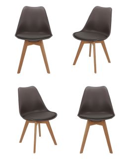 Комплект из 4-х стульев Bradex Home Eames Bon латте BD-1450410