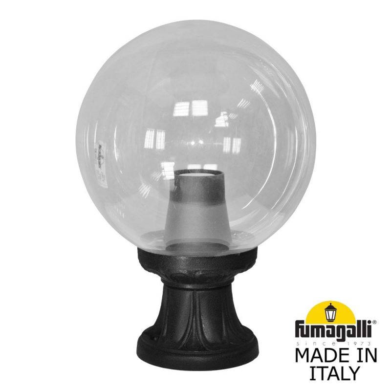 Ландшафтный фонарь Fumagalli GLOBE 250 черный, прозрачный G25.110.000.AXF1R