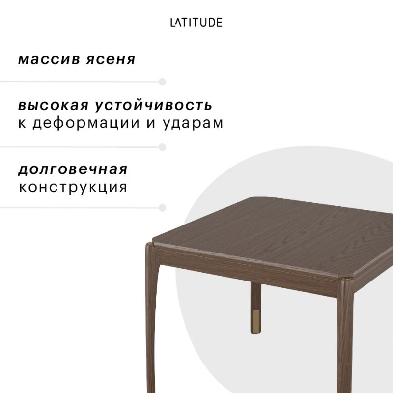 Стол кофейный  50х50 см Latitude Aska ASKTBL_C_SQVNG50