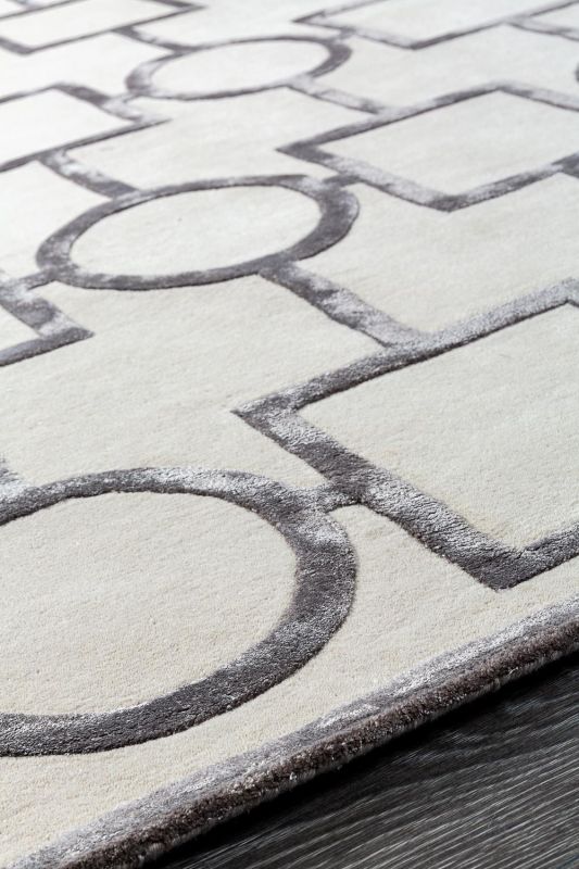Индийский ковер из шерсти, арт-шёлка и хлопка Carpet «GEOMETRIC» G1-COLOR1 290 x 390 см фото 8