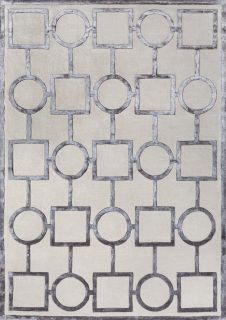 Индийский ковер из шерсти, арт-шёлка и хлопка Carpet «GEOMETRIC» G1-COLOR1 290 x 390 см