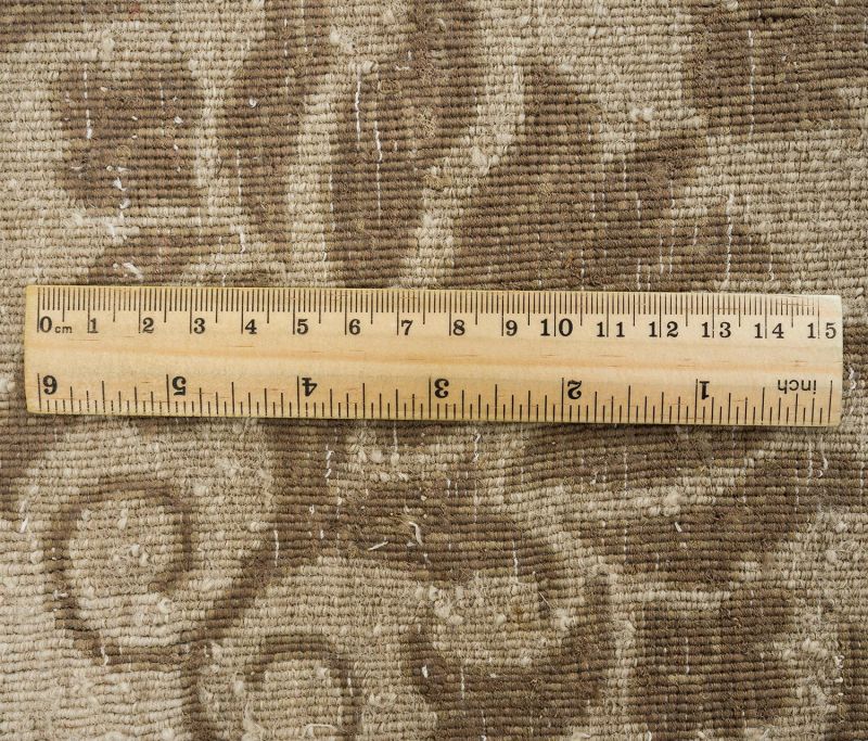 Индийский ковер из шерсти и арт-шёлка Carpet «KING OF AGRA» NO45-CRE-CRE 68 x 133 см фото 5