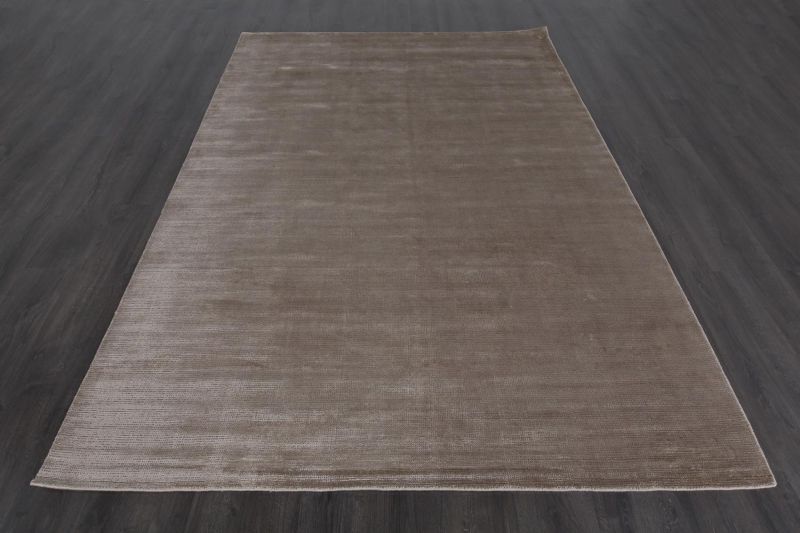 Индийский ковер из шерсти и арт-шёлка Carpet «MURUGAN» PLAIN-TAUPE-AG06/A036 74 x 145 см