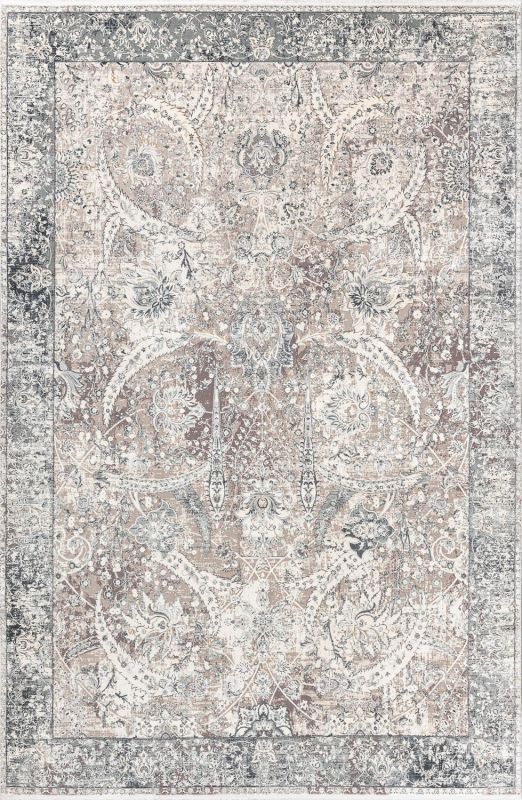 Турецкий ковер из эвкалиптового шёлка и акрила Carpet «SELECTED» M455A-CRE-DGRY 300 x 400 см фото 1