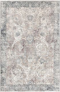 Турецкий ковер из эвкалиптового шёлка и акрила Carpet «SELECTED» M455A-CRE-DGRY 300 x 400 см