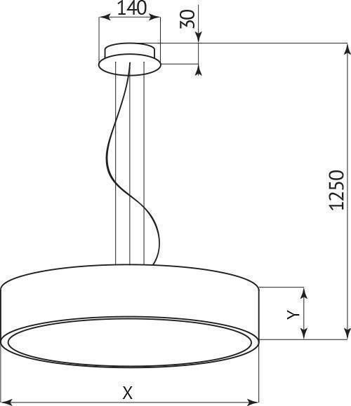 Подвесной светильник Svetholl Астэри ISAS2-100000-029930017