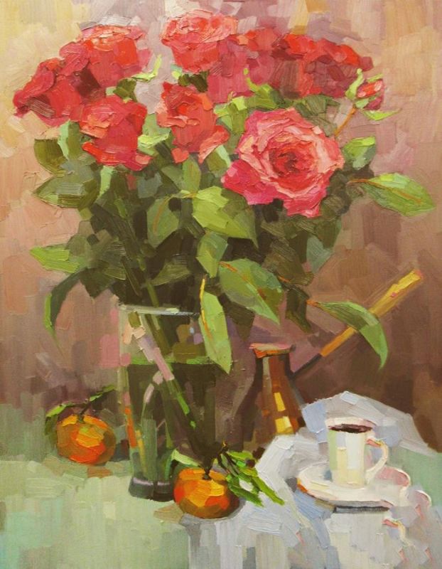 Картина "Черный кофе" Виктория Чижова
