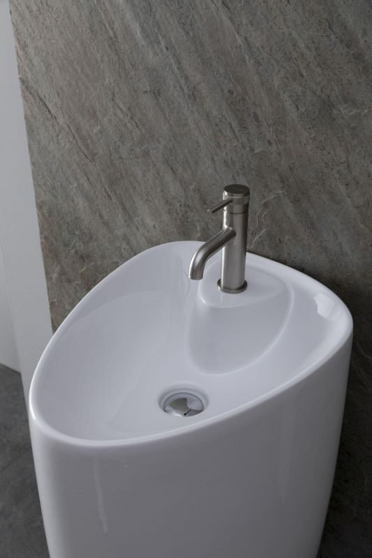 Раковина напольная Allen Brau Infinity 4.21015.20 белый глянец фото 5