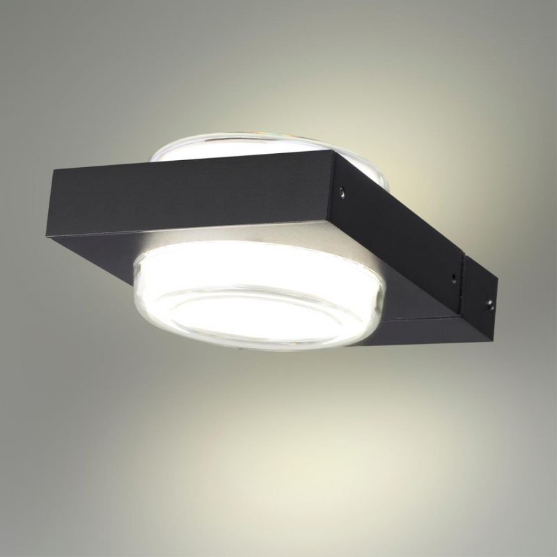 Уличный настенный светильник Odeon Light черный/металл  IP54 LED 6W 4000K AC85-265V VART 6654/6WL