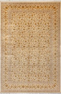 Иранский ковер из шёлка и модала Carpet «MASTERPIECE QUM» 007-24-TALAEEIE-Cream 252 x 349 см