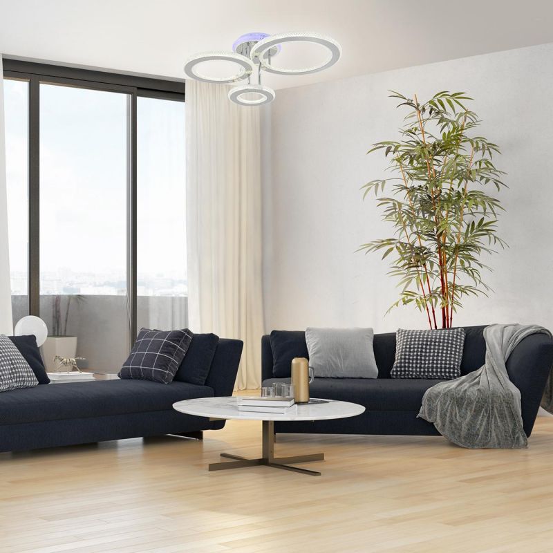 Потолочный светильник Escada LED 3000-4000-6000К (теплый,белый,холодный) 73W 10297/3LED BL фото 6