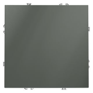 Выключатель встраиваемый VOLTUM S70 одноклавишный 10А, (титан) VLS010106