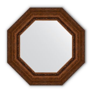 Зеркало в багетной раме Evoform Octagon BY 3860 состаренная бронза с орнаментом
